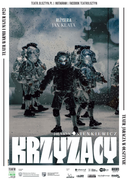 Plakat Spektaklu "Krzyżacy"