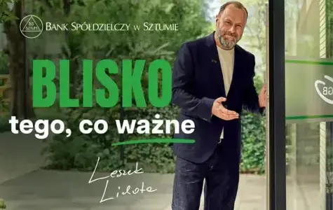 Zdjęcie do Blisko tego, co ważne. Leszek Lichota ambasadorem kampanii Bank&oacute;w Sp&oacute;łdzielczych SGB