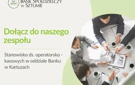 Zdjęcie do Oferta pracy w Kartuzach