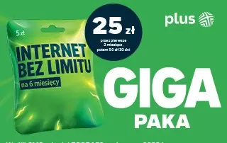 Zdjęcie do GIGApakiety cykliczne 2.0 w Plus na kartę